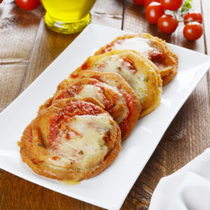 Medaglioni di melanzane alla Parmigiana